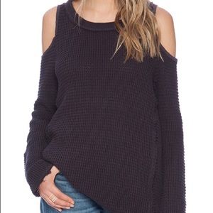 Free People cold shoulder sunrise sunset waffle